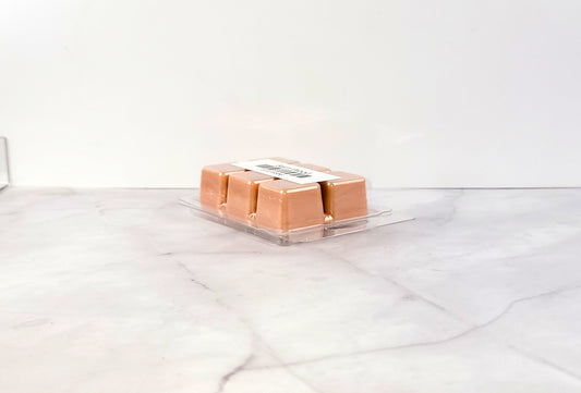 Eco-friendly soy wax melt in rustic woodsy scent profile