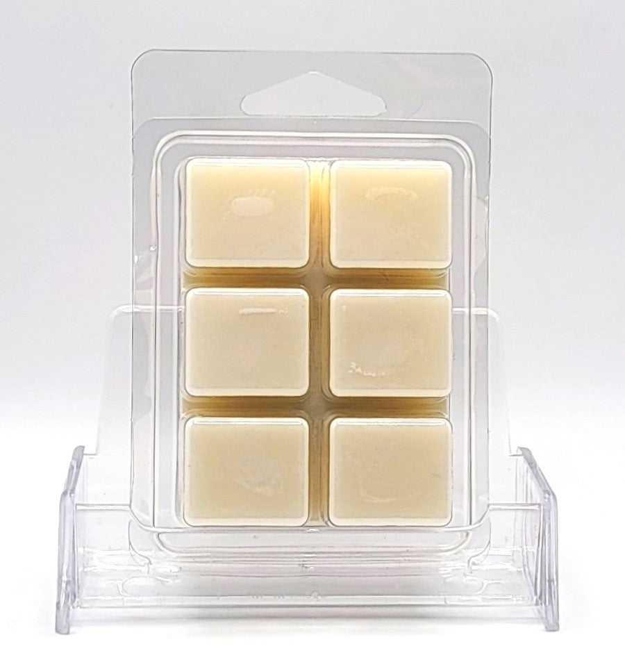 Luxury soy wax melt featuring rich buttercream and warm vanilla fragrance