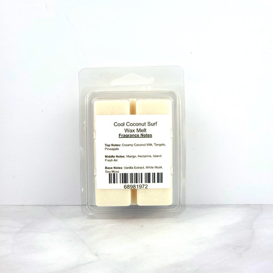 Eco-friendly 2.5oz wax melt inspired by Bath & Body Works, featuring coconut milk, tangelo, and island air for a refreshing tropical fragrance.