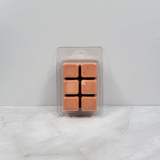 Hand-poured soy wax melt in rich maple pancake fragrance