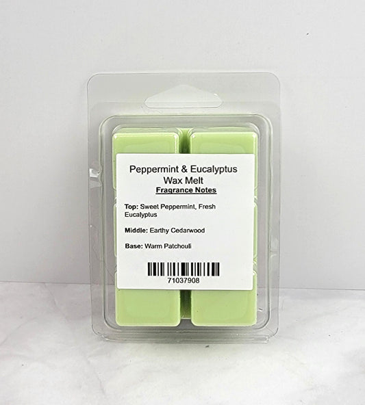 Peppermint and Eucalyptus Soy Wax Melt
