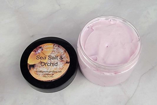 Sea Salt & Orchid Whipped Body Lotion – Hydrating & Refreshing