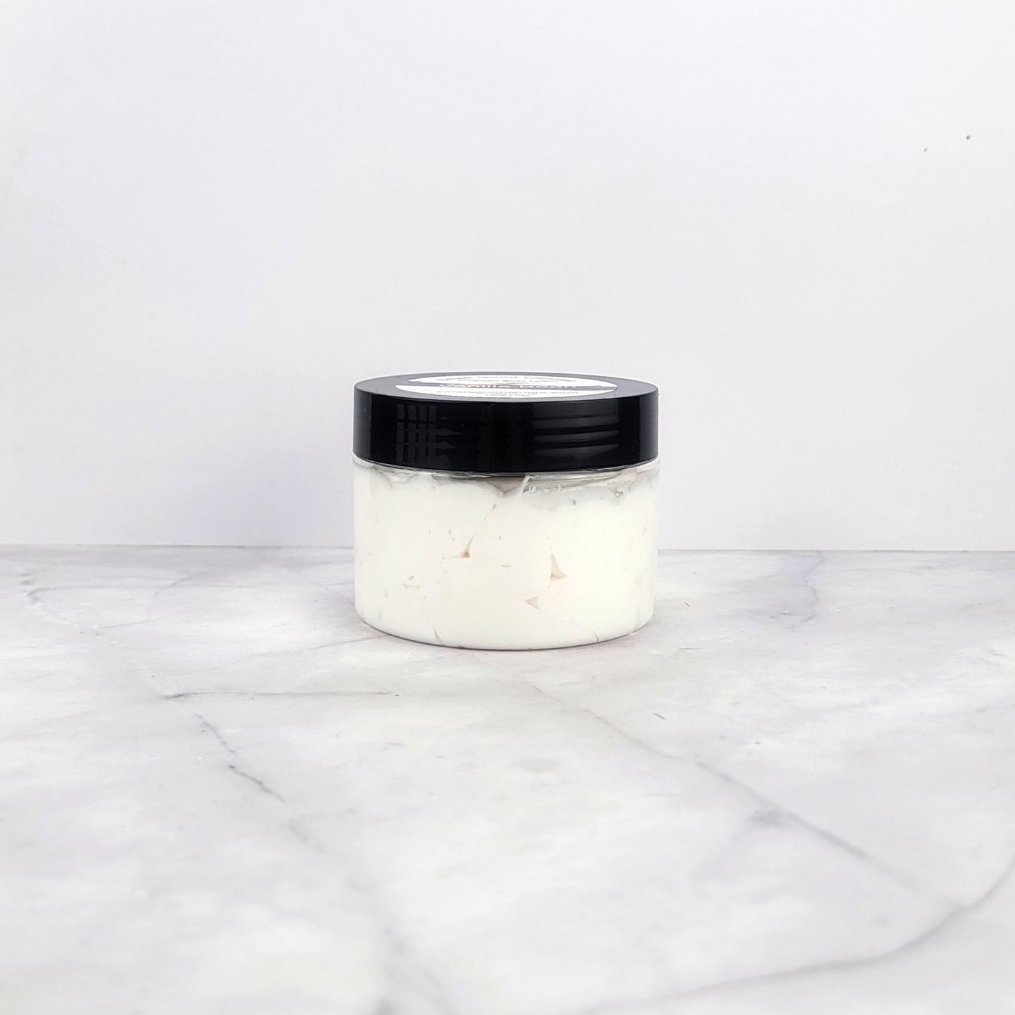 Vanilla Bean whipped body lotion in 4oz jar