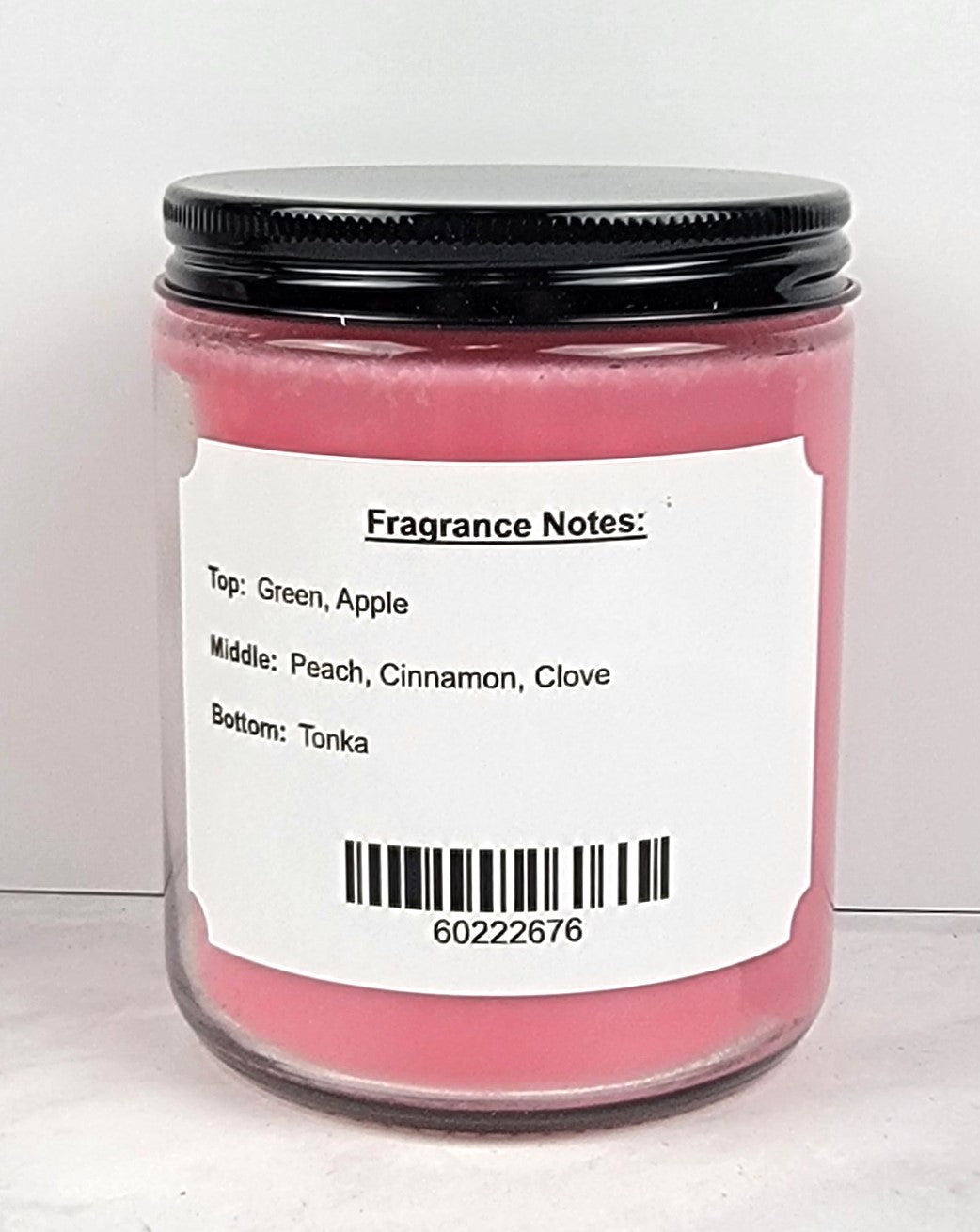 Apple Cinnamon 8oz Jar Scented Soy Wax Candle