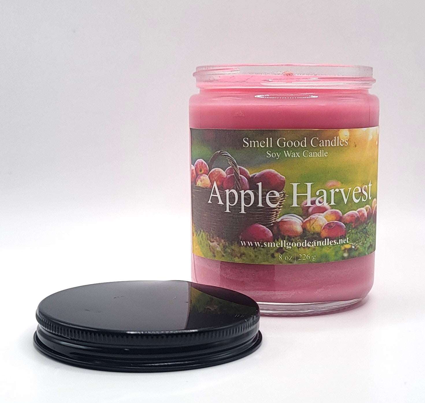 Apple Harvest 8oz Jar Scented Soy Wax Candle