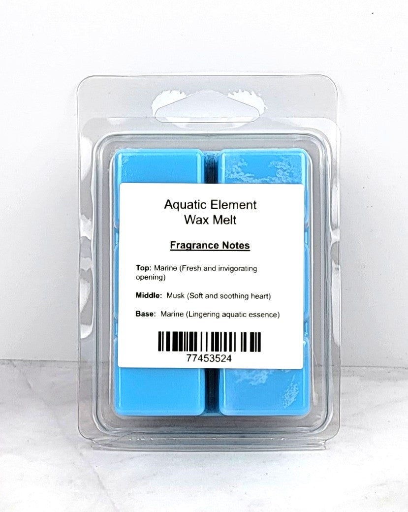 Aquatic Element Soy Wax Melt – Clean and Calming Marine Aroma