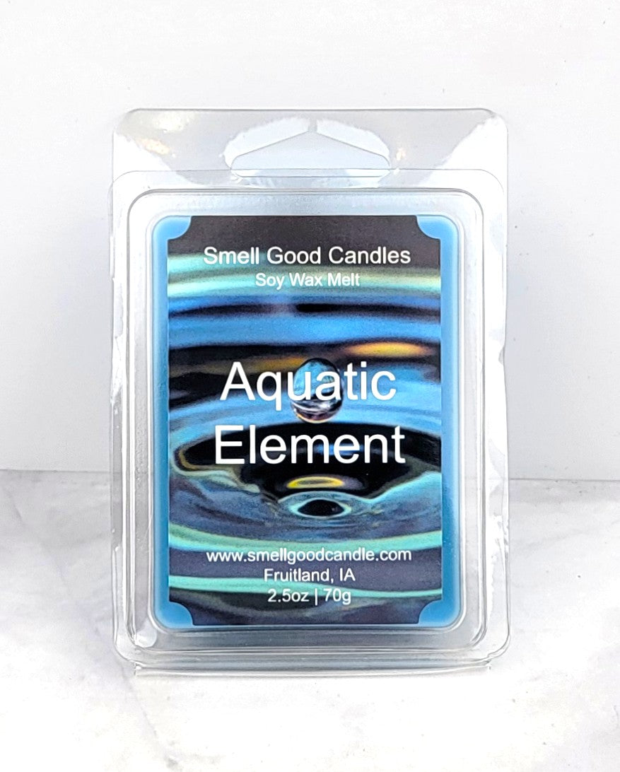 Aquatic Element Soy Wax Melt – Clean and Calming Marine Aroma