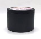Matte black tin soy wax candle - Closed 8 oz aromatherapy relaxation candle