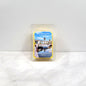 Bayside Marina soy wax melt with ocean-inspired background
