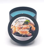 Blueberry Cobbler Soy Wax Candle – Buttery crust, sweet blueberry, and vanilla scent