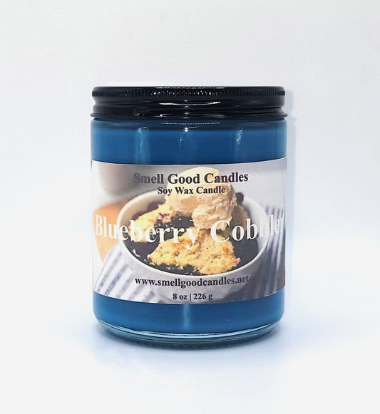 Blueberry Cobbler 8oz Scented Soy Wax Candle