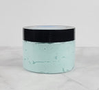 Richly moisturizing whipped body lotion with teakwood, leather, and amber scent