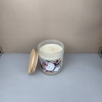 Luxury coconut soy candle minimalist design