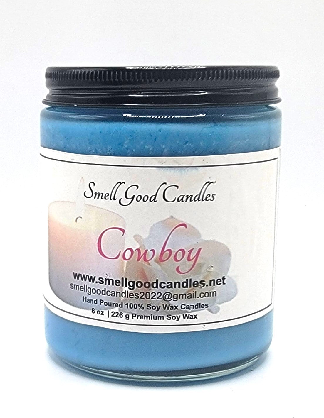 Cowboy 8oz Jar Scented Soy Wax Candle