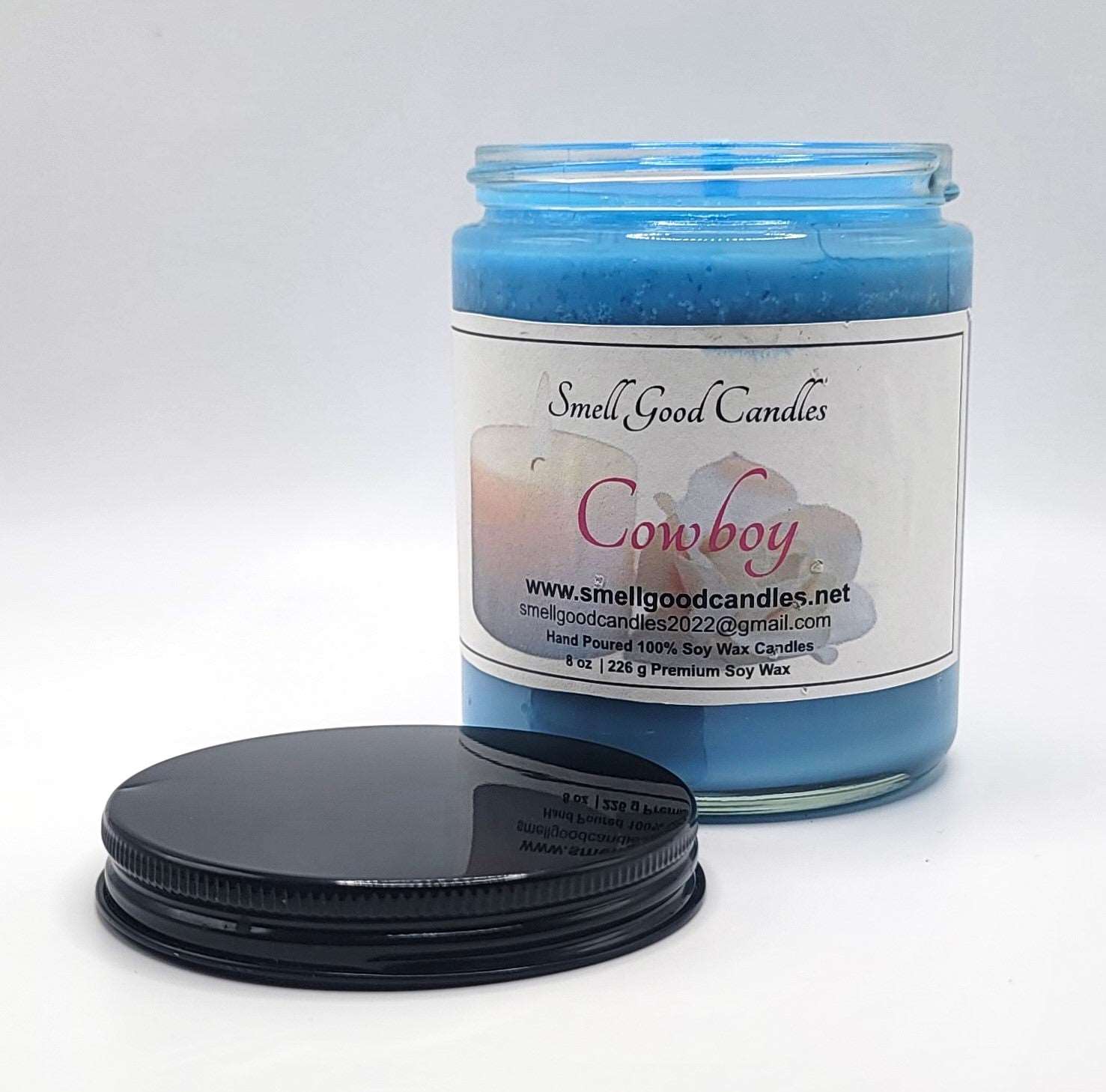 Cowboy 8oz Jar Scented Soy Wax Candle