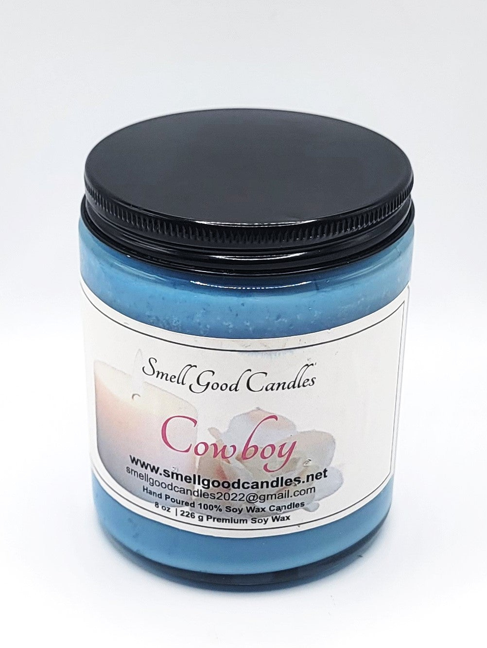 Cowboy 8oz Jar Scented Soy Wax Candle