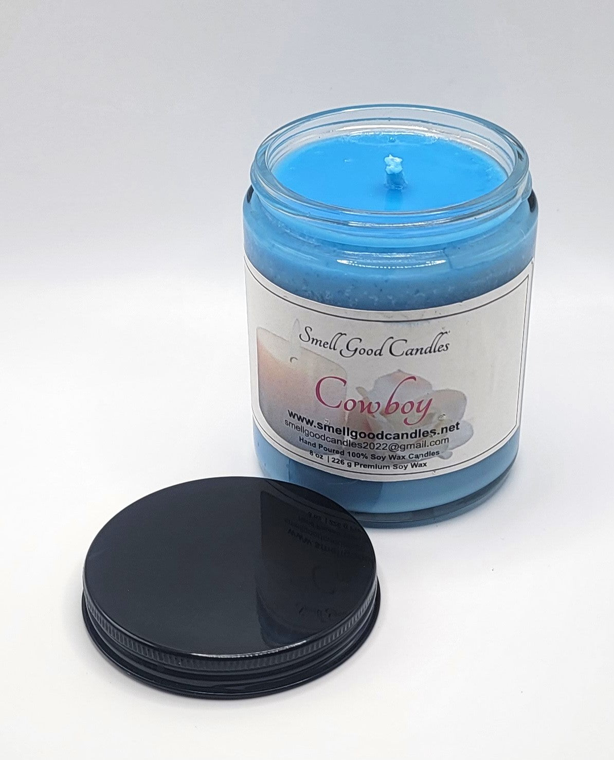 Cowboy 8oz Jar Scented Soy Wax Candle