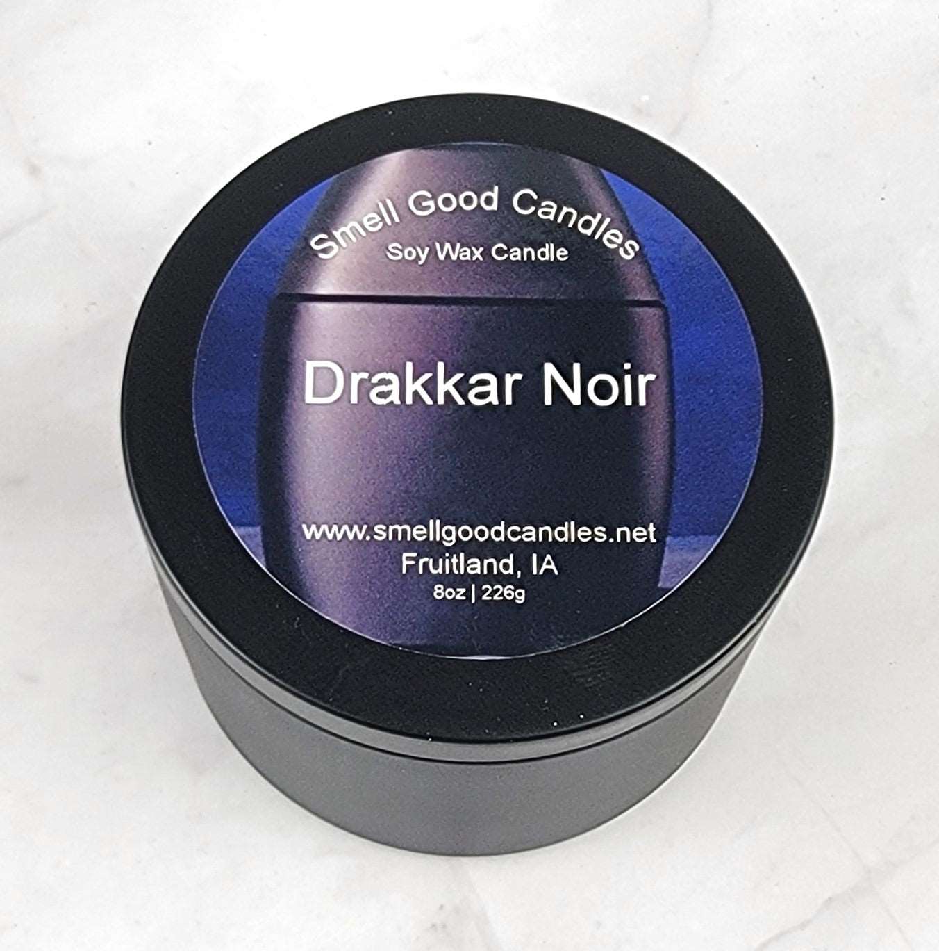 Drakkar 8oz Tin Scented Soy Wax Candle