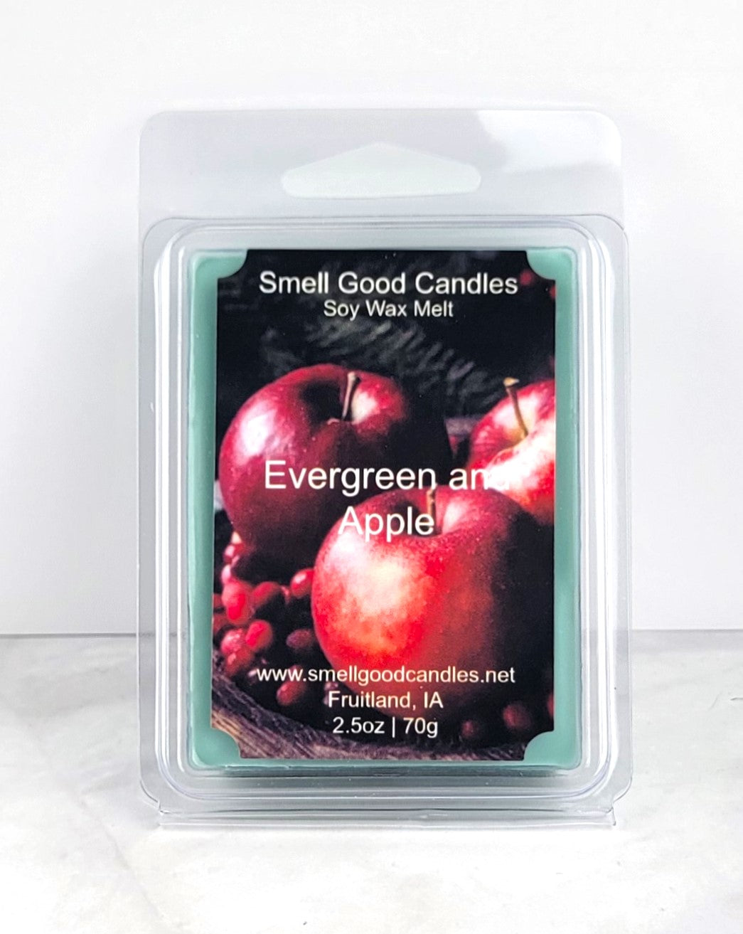 Evergreen and Apple Soy Wax Melt