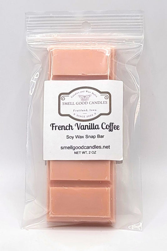 French Vanilla Coffee Soy Wax Snap Bar