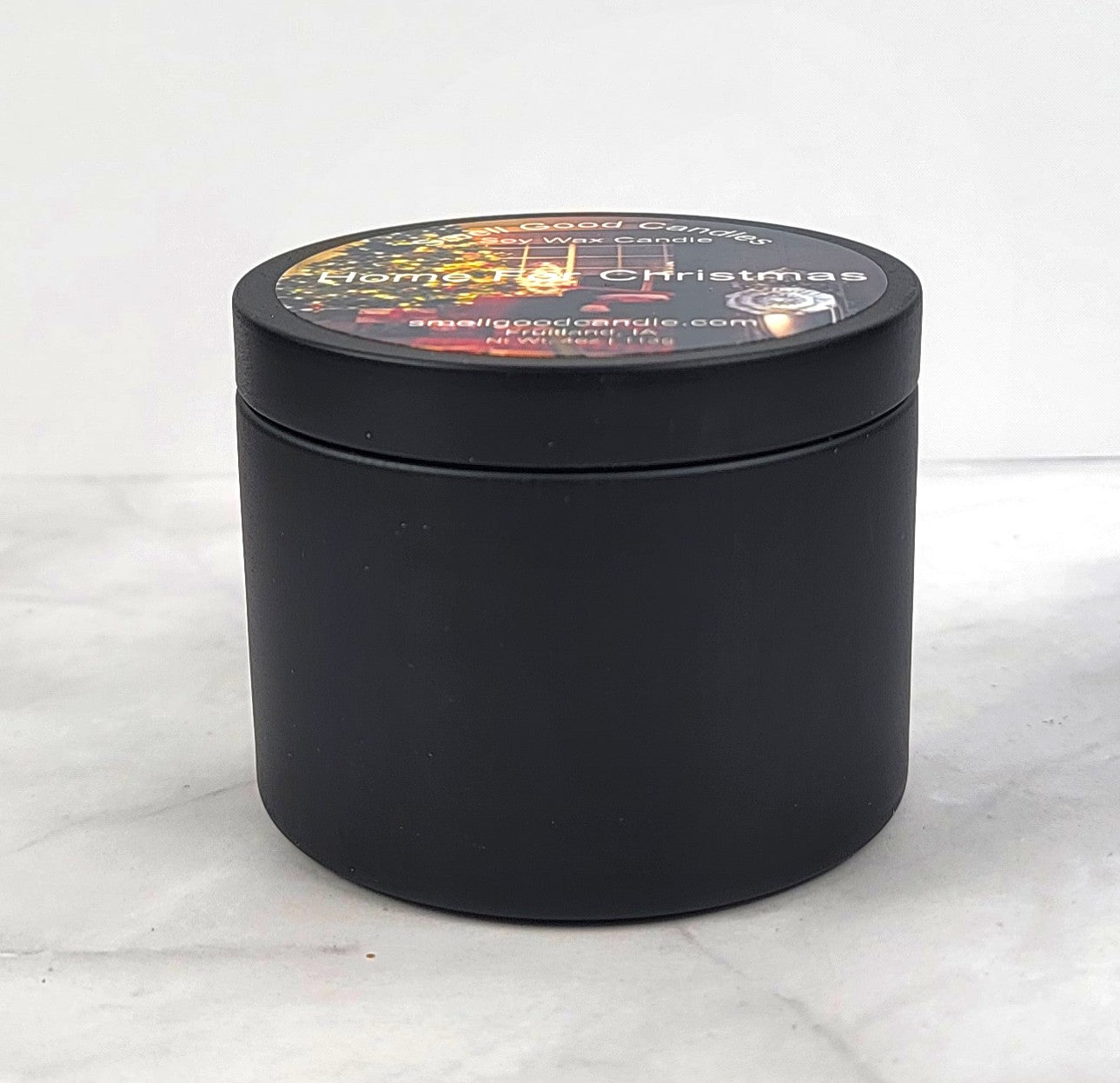 Home For Christmas 4oz Tin Scented Soy Wax Candle