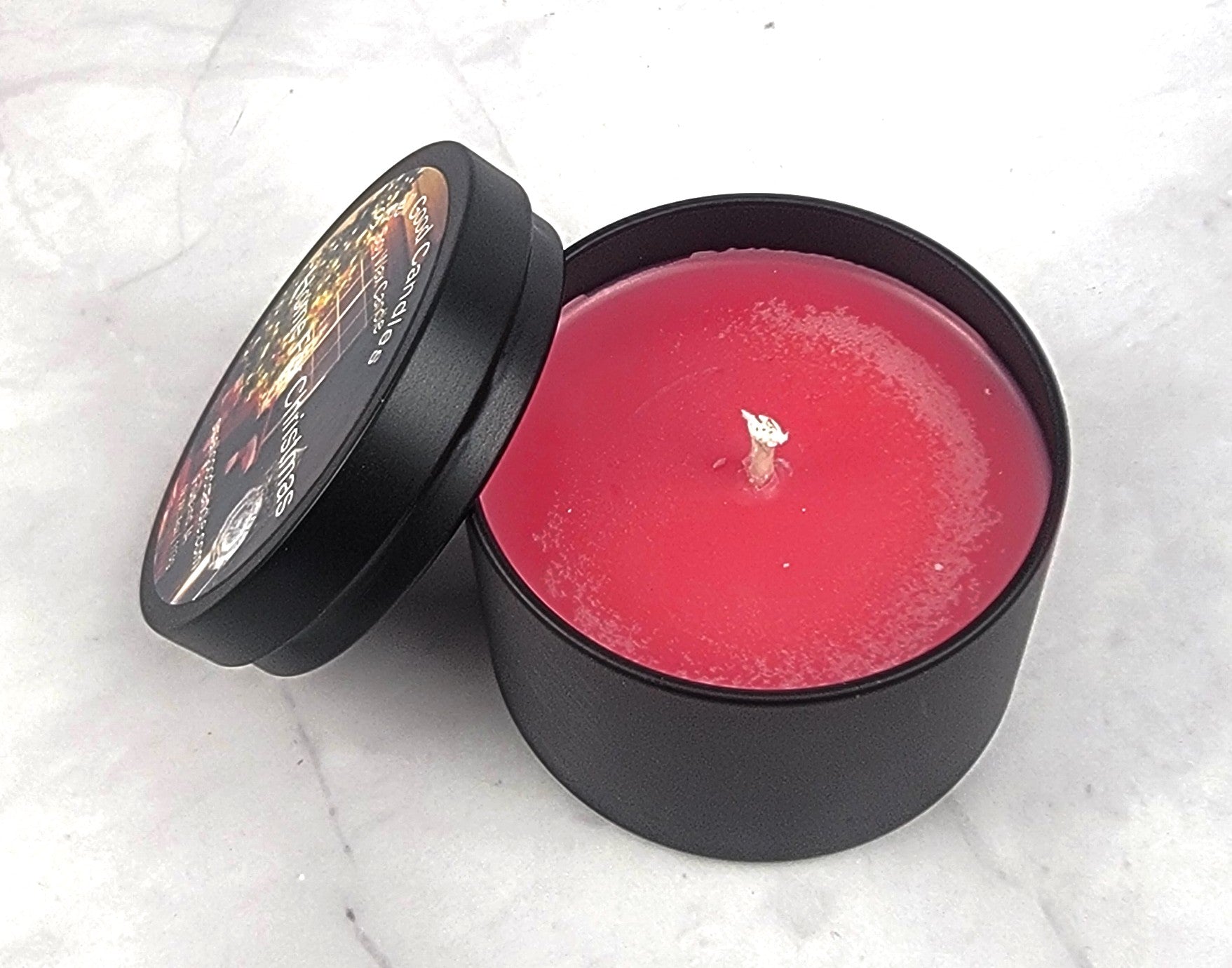 Home For Christmas 4oz Tin Scented Soy Wax Candle