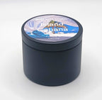 Tropical scented candle made with clean-burning soy wax