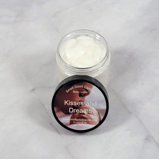 Kisses and Dreams body lotion with floral and citrus accents