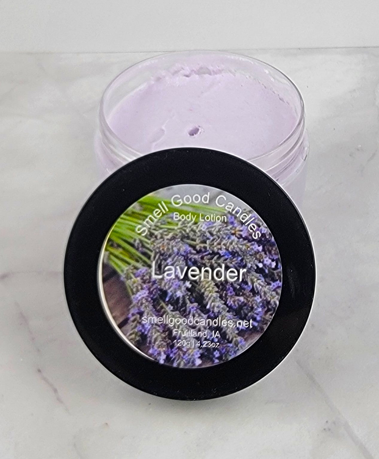 Lavender whipped body lotion for soft skin