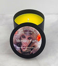 Monkey Farts Premium Scented Candle – Fresh banana, kiwi, and vanilla fragrance.