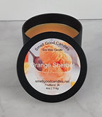 Orange Sherbet soy wax candle with bright citrus and sweet vanilla notes