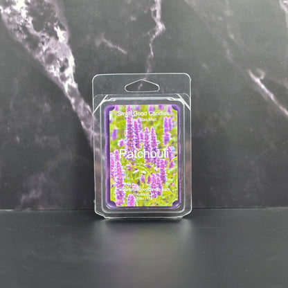 Packaged product with colorful label on a dark marble surface