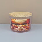 Pumpkin Chai soy candle with warm pumpkin and chai spice fragrance