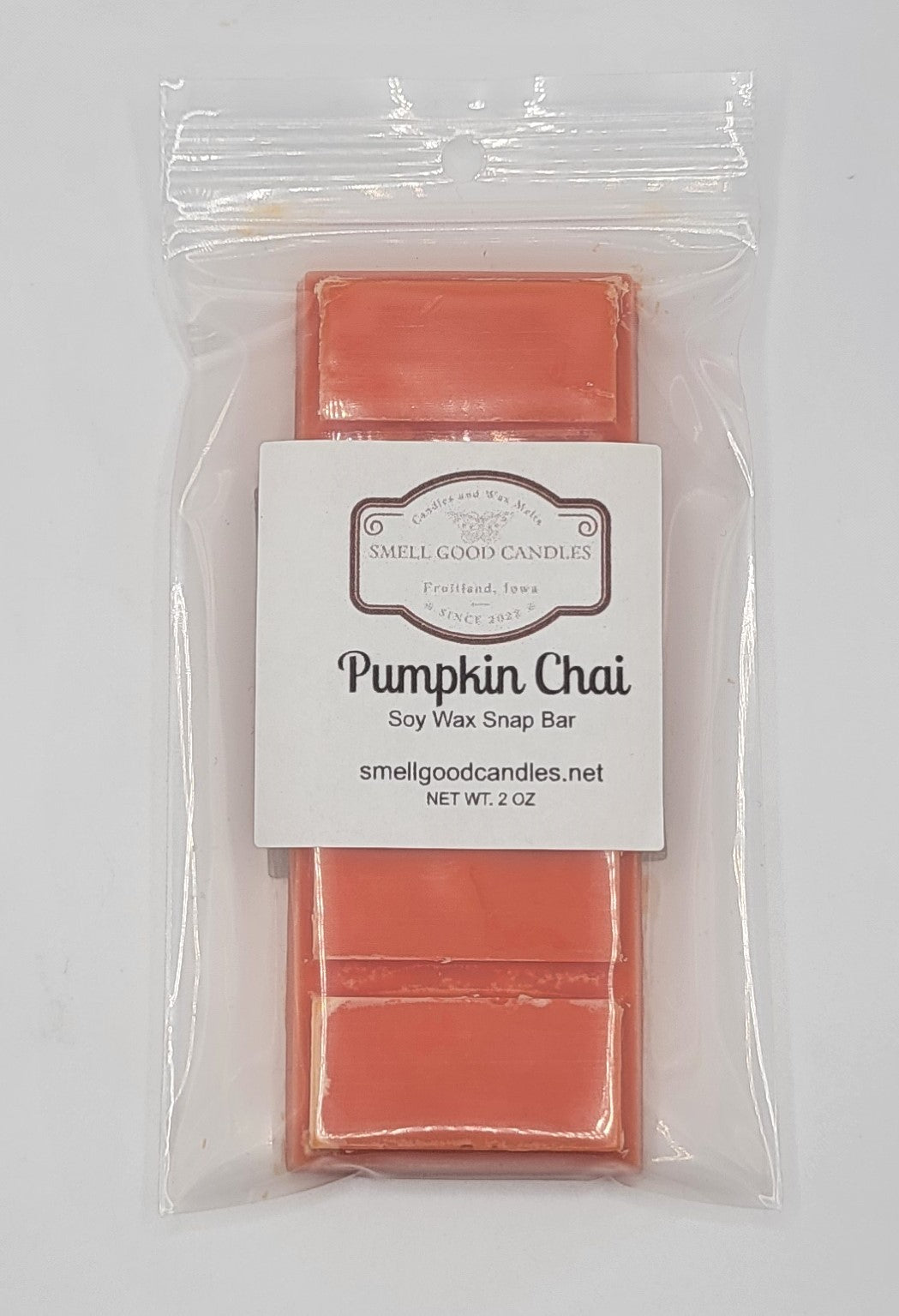 Pumpkin Chai Soy Wax Snap Bar