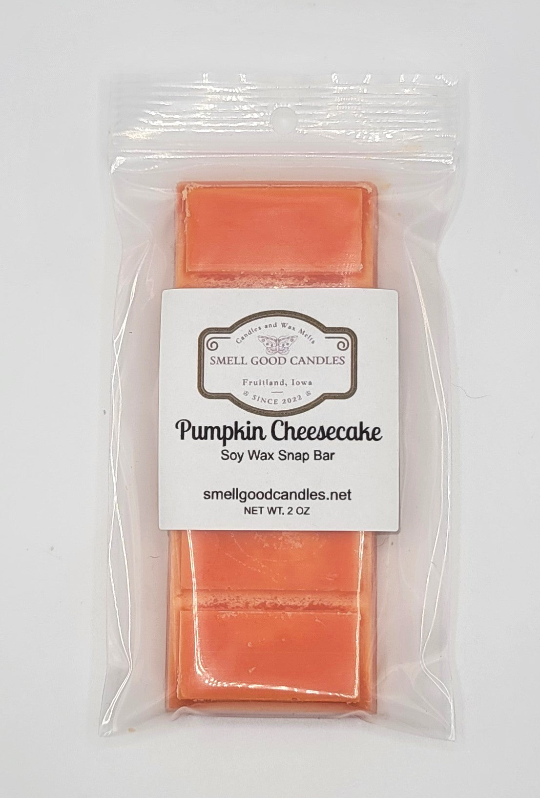 Pumpkin Cheesecake Soy Wax Snap Bar