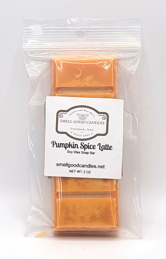 Pumpkin Spice Latte Soy Wax Snap Bar