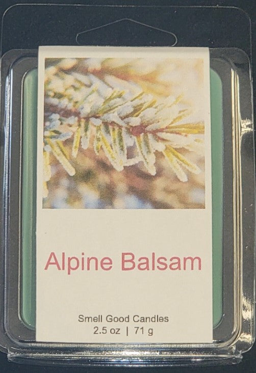 Imagine a crisp winter night, the crunch of new fallen snow beneath your feet, and the brisk scent of pine tickling your nose. Alpine Balsam fragrance captures this woodsy scene beautifully. This fresh scent’s sparkling champagne and citrus top notes merge with a heart of balsam and cedar before melting into a bed of moss mixed with woodsy pine, juniper, and patchouli.  This fragrance is infused with natural essential oils including cedarwood, fir, lavander, patchouli, labdanum, and mandarin.