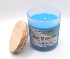 Sea Minerals 10oz Scented Soy Wax Candle - Fresh Coastal Aroma