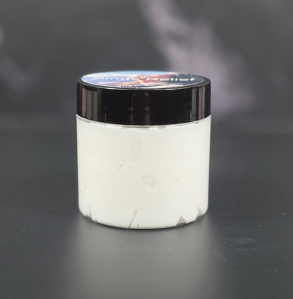Cooling menthol and eucalyptus whipped lotion for sinus relief and soft skin
