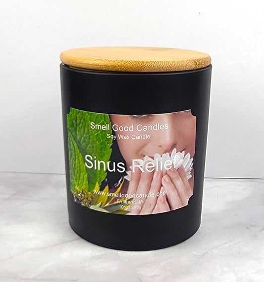 Sinus Relief 10oz Scented Soy Wax Candle