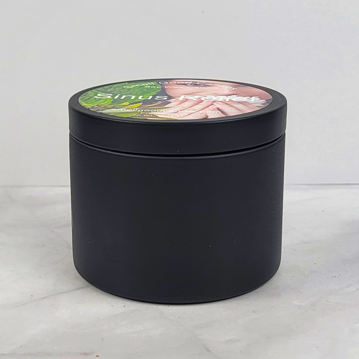 Sinus Relief 4oz Tin Scented Soy Wax Candle