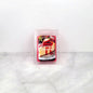 Handcrafted soy wax melt with strawberry and vanilla scent