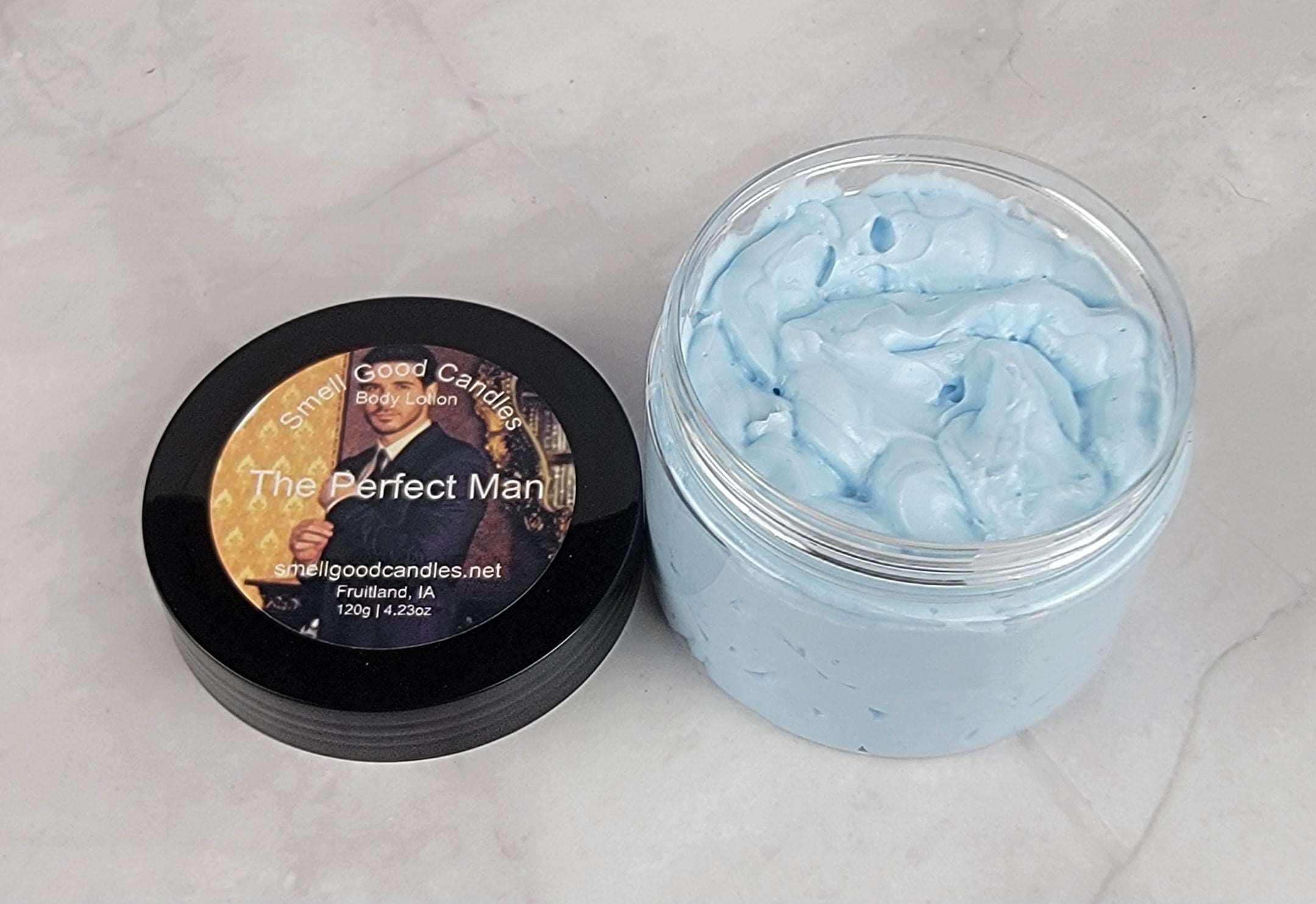 Luxury Body Lotion for Men with Bleu de Chanel-Inspired Fragrance
