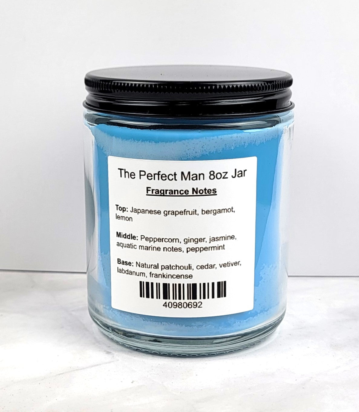 The Perfect Man 8oz Jar Scented Soy Wax Candle