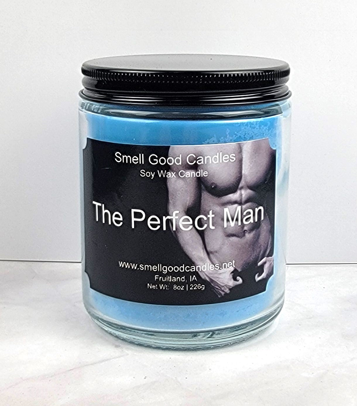 The Perfect Man 8oz Jar Scented Soy Wax Candle