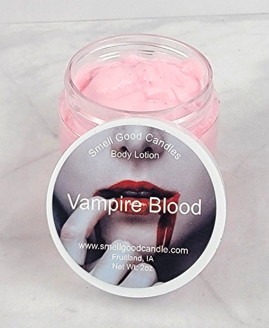 Seductive berry and musk-scented lotion in a sleek 2oz jar.