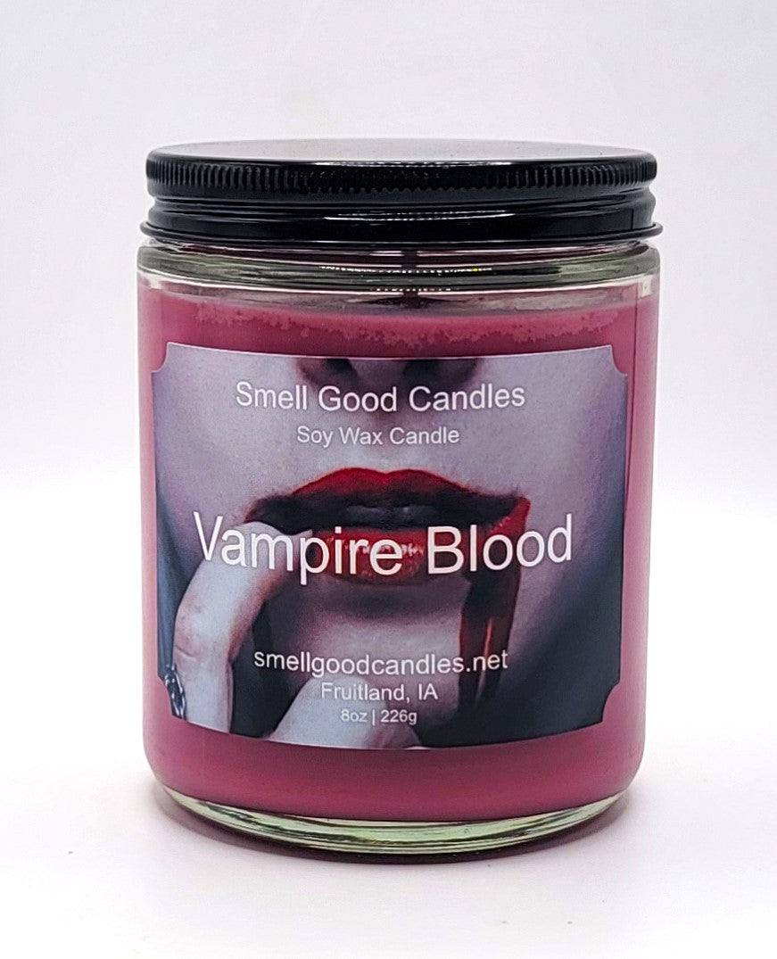 Vampire Blood 8oz Jar Scented Soy Wax Candle