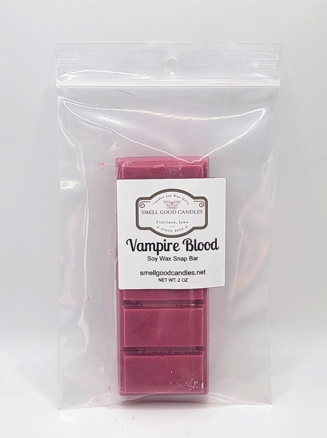 Vampire Blood Soy Wax Snap Bar