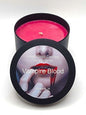 Vampire Blood soy candle with dark berries, jasmine, and black musk aroma