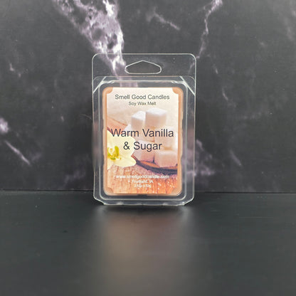 Sweet vanilla and sugar wax melt fragrance